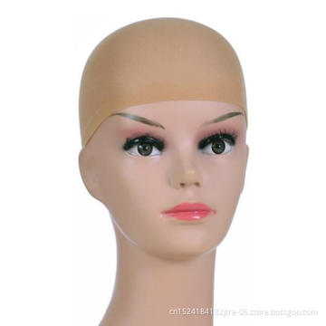 nylon nude wigcap, adjust stretch fit wigcap delux, transparent thin skin tone rubber satin wigcap